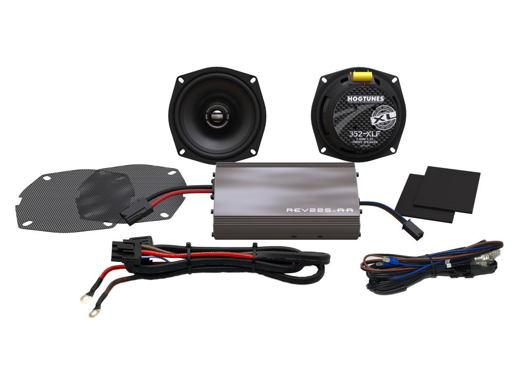 Hogtunes XL, 225 Watt Amp x 2 Speaker Kit. Fits 2006-2013 Street Glide & 1998-2011 Electra Glide Classic Models.