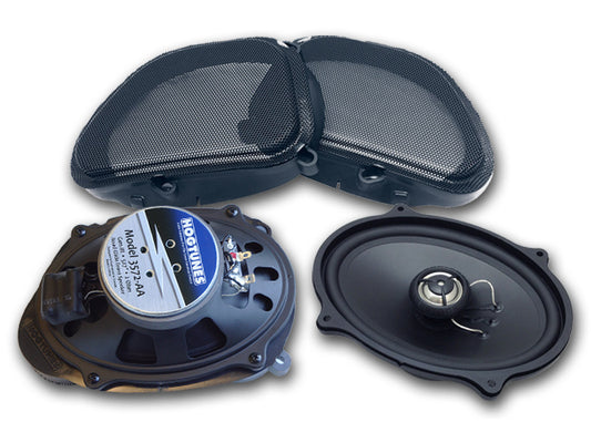 Hogtunes 5in.x7in. Front Speakers. Fits Road Glide 2006-2013.