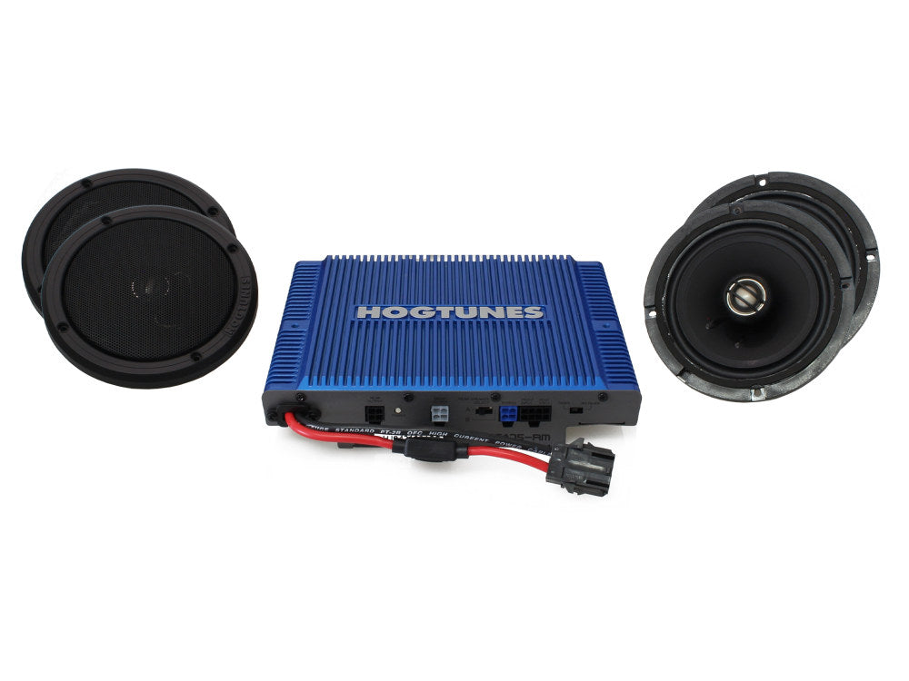 Hogtunes G4, 300 Watt Amp x 4 Speaker Kit. Fits 2014up Touring Ultra Models & Street Glide with Tour Pack.