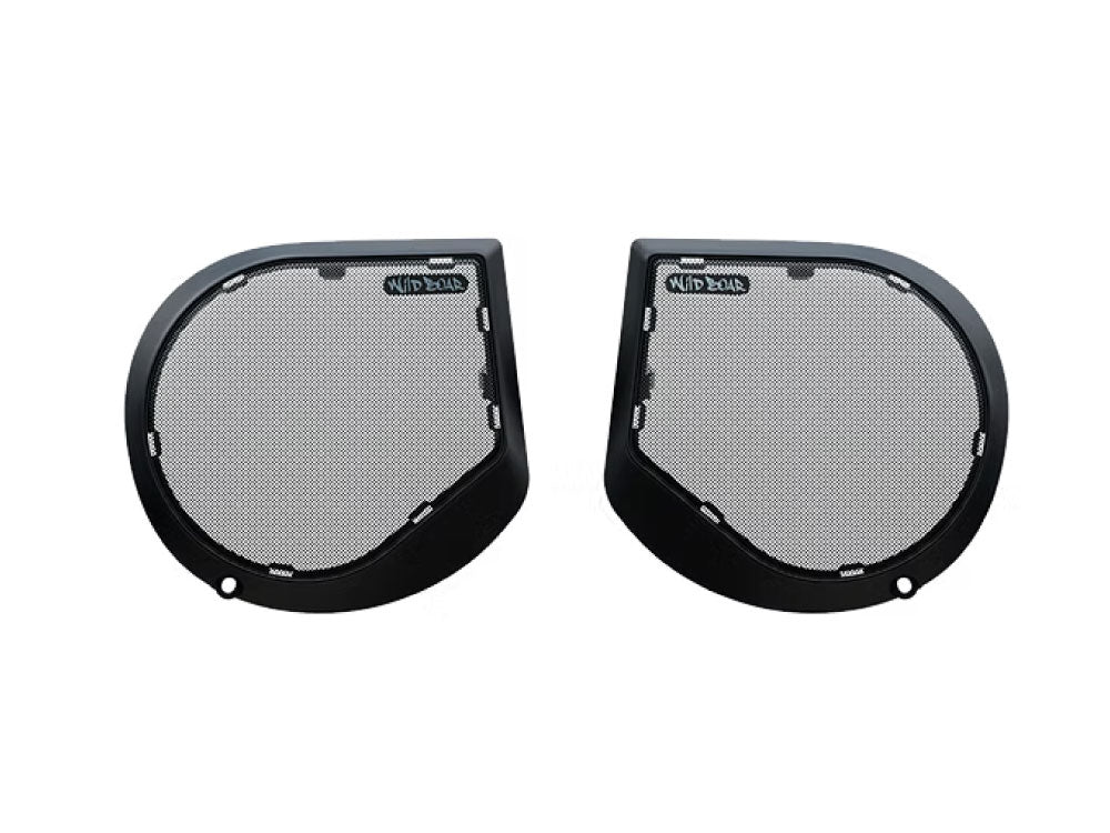 Upgraded Metal Mesh Speaker Grills – Black. Fits Street Glide 2024up