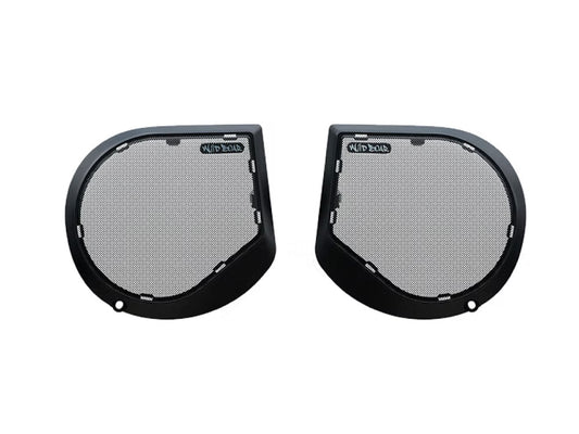 Upgraded Metal Mesh Speaker Grills – Black. Fits Street Glide 2024up