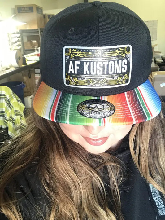 AF Kustoms Flat Bill Snapback quantity