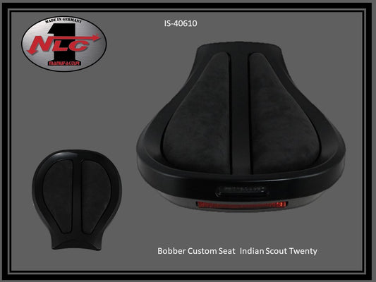 IS-40610 Aluminium Bobber Seat Indian Scout