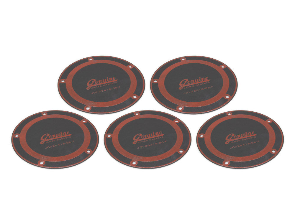 Derby Cover Gasket – Pack of 5. Fits Dyna 2006-2017, Softail 2007-2017 & Touring 2007-2015