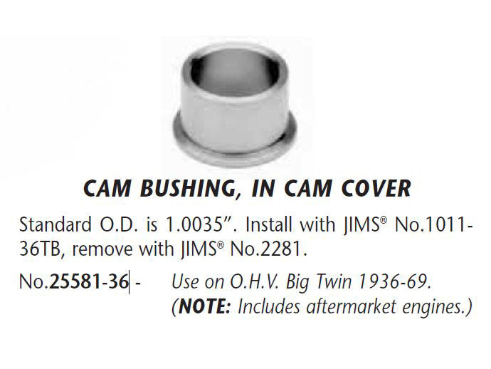 Cam Cover Bushing. Fits Big Twin 1936-1969.