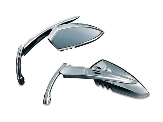 Scythe Mirrors with Classic Blade Stem – Chrome.