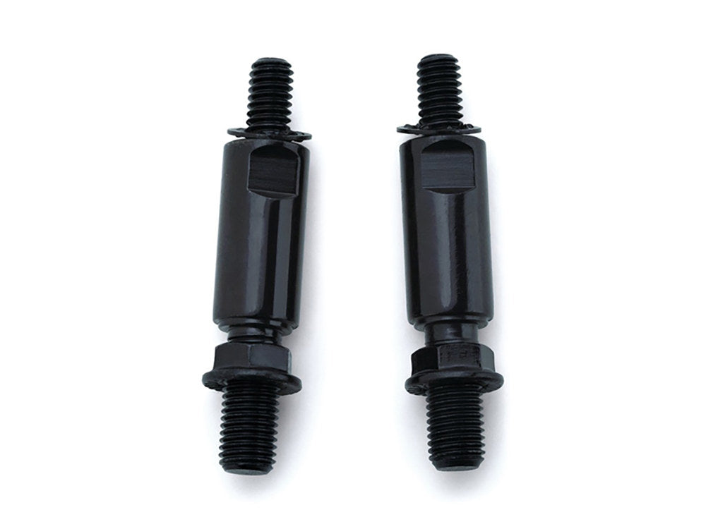 Raised Mirror Adapters – Black. Fits all Indian & Metric Models