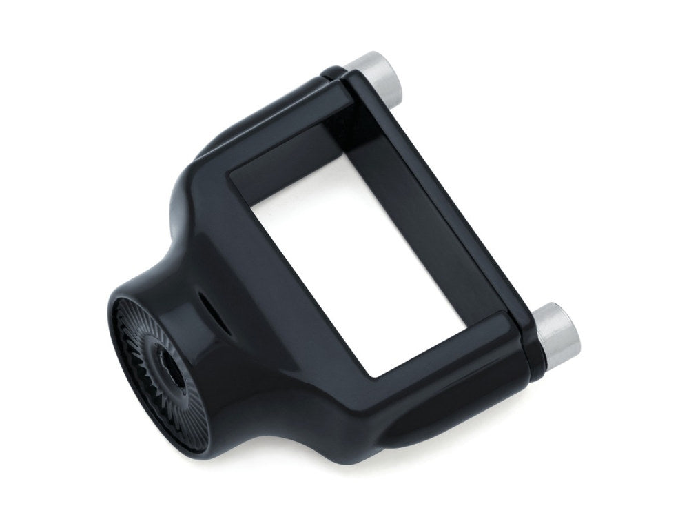 Side Mount Number Plate Clamp – Black. Fits Sportster 1986-2021.