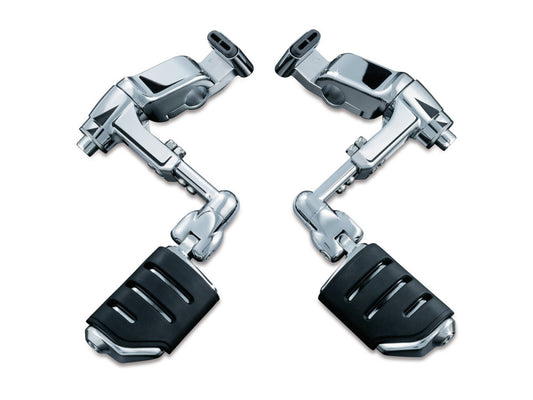 Ergo III Cruise Mounts with Trident Dually ISO-Pegs – Chrome. Fits Honda Gold Wing GL1800 2001-2017 & Honda F6B 2013-2016.