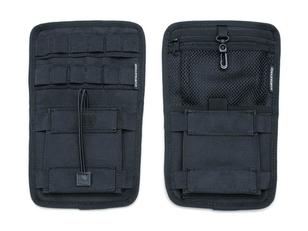 Internal Saddlebag Organizer – Black. Fits Touring with OEM Hard Saddlebags.