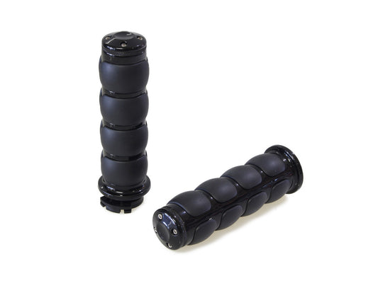 ISO Handgrips – Black. Fits Victory, Kawasaki, Yamaha & Suzuki.