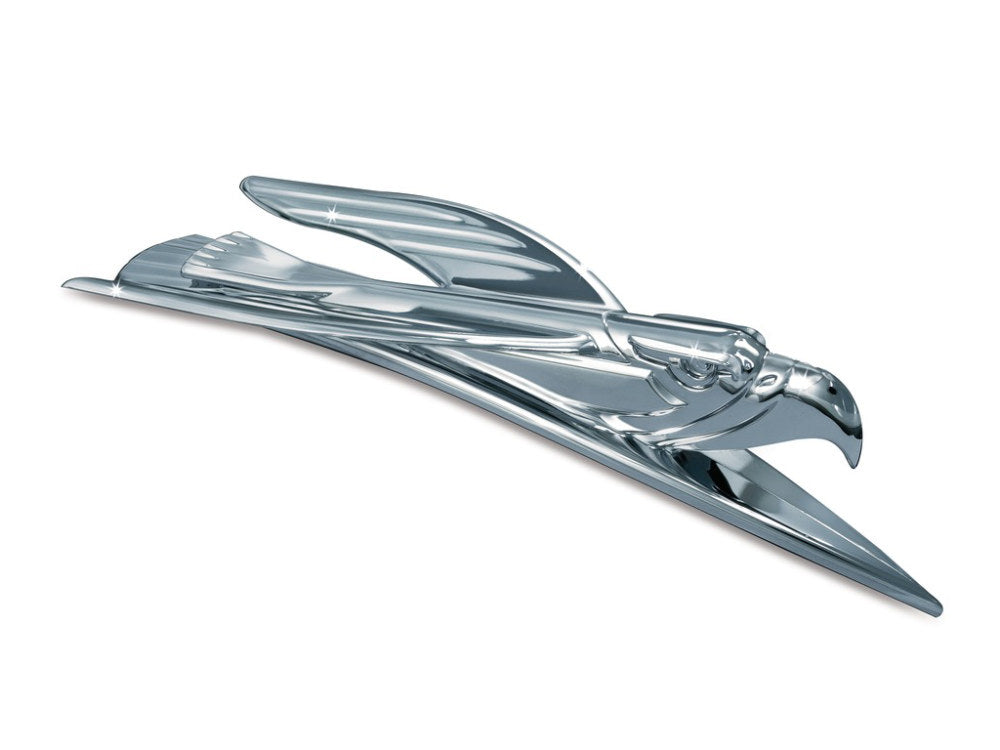 Deco Eagle Fender Ornament – Chrome.