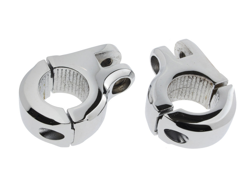 Brute Highway Footpeg Mounts – Chrome.