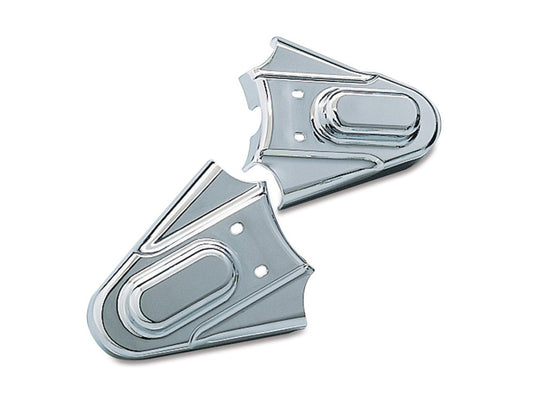 Rear Phantom Axle Covers – Chrome. Fits Softail 1986-2007.