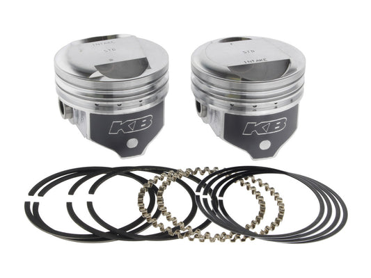 Std Dome Top Pistons with 10.5:1 Compression Ratio. Fits Big Twin 1984-1999 with Evo Engine.