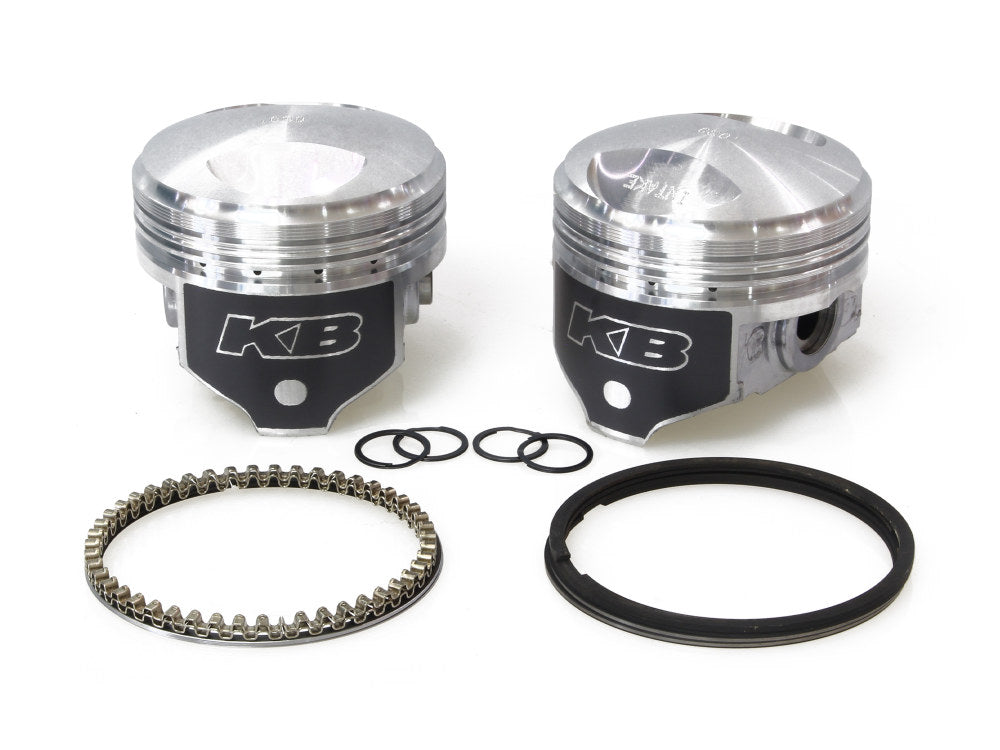 +.030in. Dome Top Pistons with 8.3:1 Compression Ratio. Fits Big Twin 1978-1984 with 1340cc Shovel Engine.