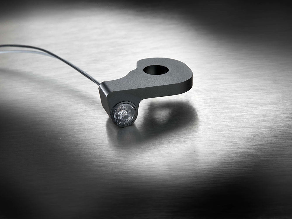 Dash A Under Perch Turn Signal Right – Black.  Fits Softail 2015-2024 & Touring 2009-2023 Models with Cable Clutch