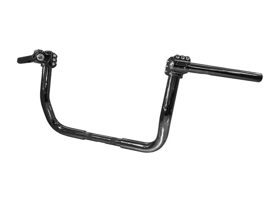 10in. x 1-1/4in. KlipHanger Handlebar – Black. Ultra Models 2008up and Street Glide 2008-2023