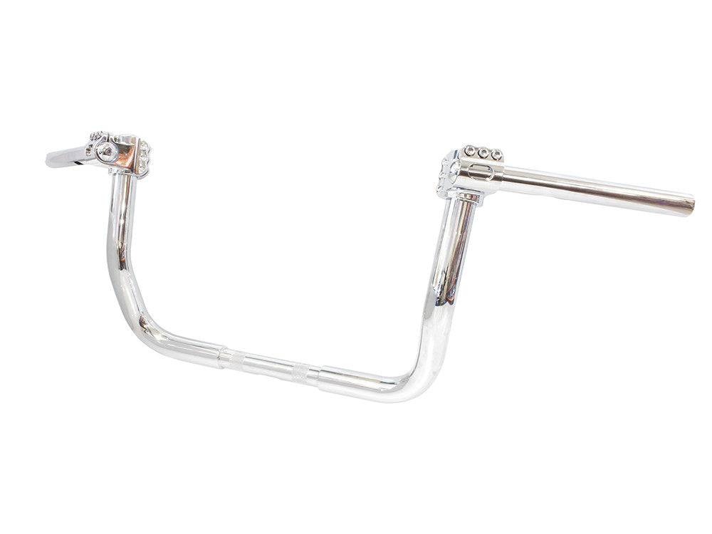 10in. x 1-1/4in. KlipHanger Handlebar – Chrome. Fits Ultra and Street Glide Models.