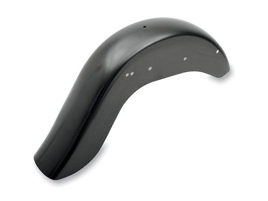 4in. Stretched Smooth Benchmark Rear Fender. Fits FL Softail 1986-2017 & FX Softail 2000-2005.