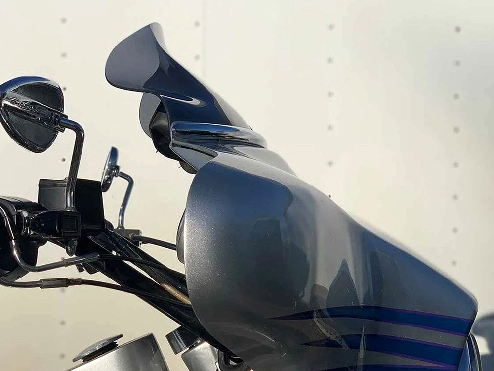 6.5in. Flare Windshield – Dark Smoke. Fits Electra Glide & Ultra 1986-1995.