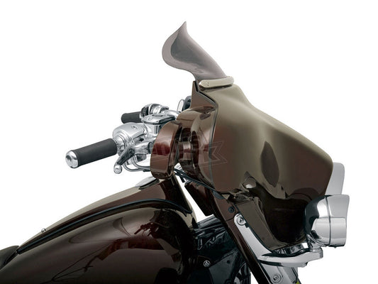 6.5in. Flare Windshield – Dark Smoke. Fits Electra Glide & Street Glide 1996-2013.