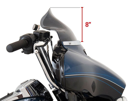 8.5in. Flare Windshield – Tinted. Fits Electra Glide, Tri Glide & Street Glide 2014-2023