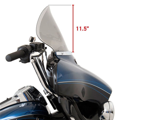 11.5in. Flare Windshield – Dark Smoke. Fits Electra Glide, Tri Glide & Street Glide 2014-2023