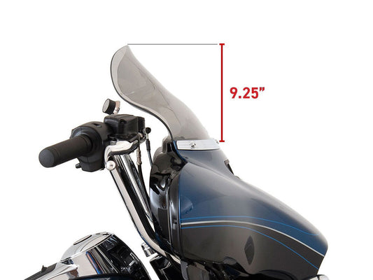 10.5in. Flare Windshield – Tinted. Fits Electra Glide, Tri Glide & Street Glide 2014-2023
