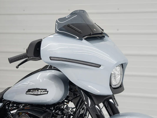 8in. Flare Windshield – Dark Smoke. Fits CVO Street Glide 2023up & Street Glide 2024up