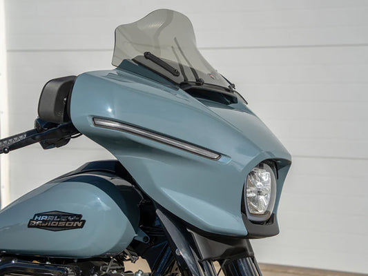 10in. Flare Windshield – Tinted. Fits CVO Street Glide 2023up & Street Glide 2024up