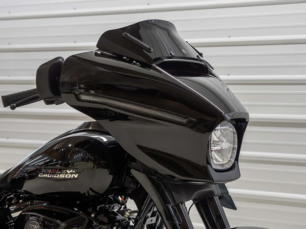 6.5in. Flare Windshield – Black. Fits CVO Street Glide 2023up & Street Glide 2024up