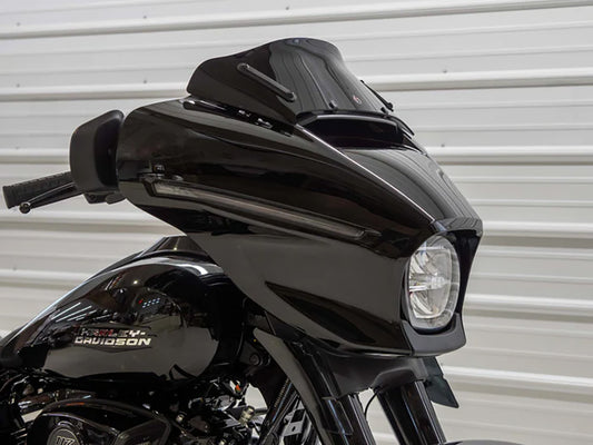 6.5in. Flare Windshield – Black. Fits CVO Street Glide 2023up & Street Glide 2024up