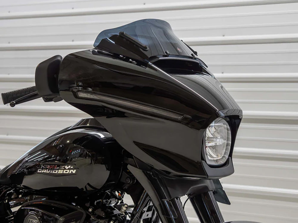 6.5in. Flare Windshield – Dark Smoke. Fits CVO Street Glide 2023up & Street Glide 2024up