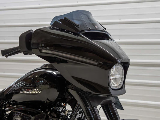 6.5in. Flare Windshield – Dark Smoke. Fits CVO Street Glide 2023up & Street Glide 2024up