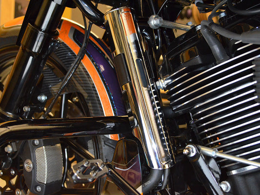 Water Reservoir Cover – Chrome. Fits CVO Touring 2023up & Street Glide & Road Glide 2024up