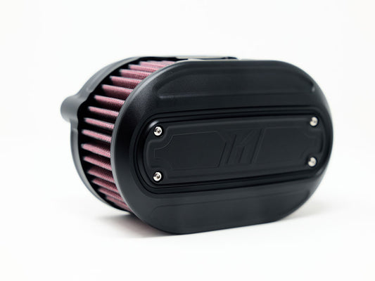Oval Air Cleaner Kit – Black. Fits Touring 2017-2024 & Softail 2018-2024