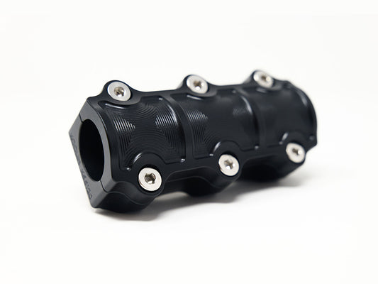1.5in. Straight One Piece Big Block Riser Kit – Black. Fits 1.25in. Handlebar.