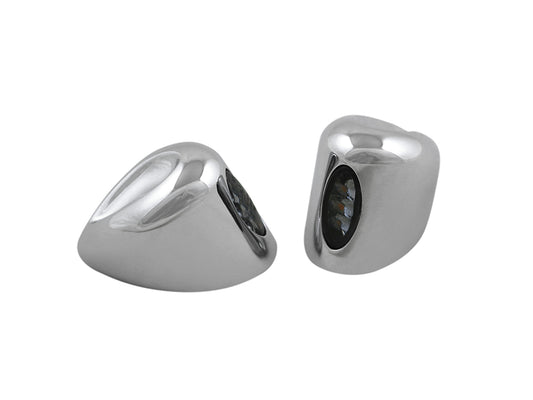 Front Turn Signals Mini Elypse Amber Smoked – Chrome. Fits Road Glide 2015-2023 and Low Rider ST 2022up.
