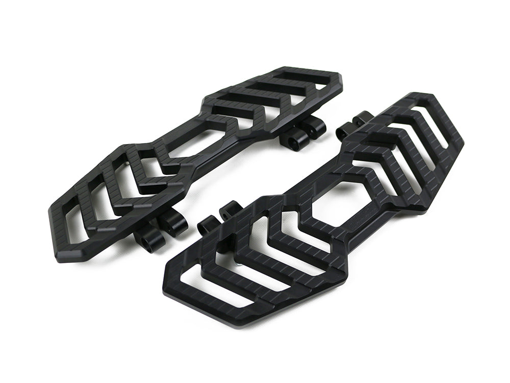 Trackboard FloorBoards – Black. Fits Touring 1980up, FL Softail 1986-2017 & Dyna Switchback 2012-2016