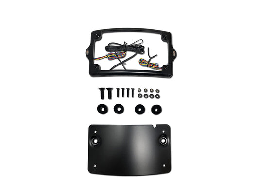 Elypse 3-1 Curved LED Number Plate Kit – Black. Fits most Touring 2013up.