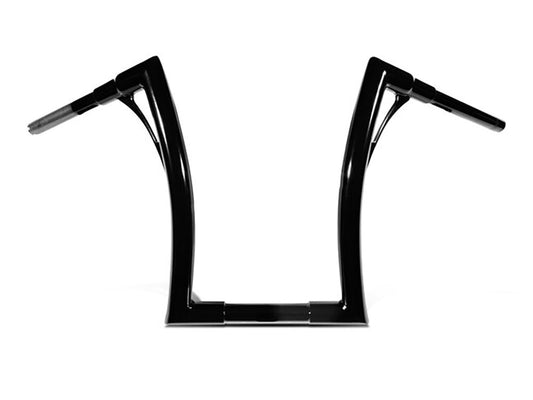 17in. x 1-1/2in. Flowbar Extra Tall Ape – Gloss Black. Fits Road Glide 2015-2023