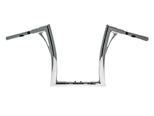 15in. x 1-1/2in. Flowbar Tall Ape – Chrome. Fits CVO Road Glide 2023up & Road Glide 2024up.