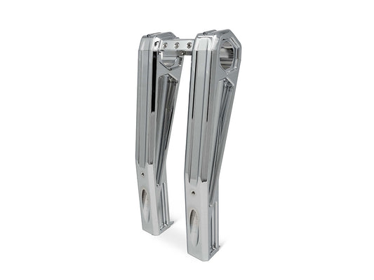 10in. Pullback Accent Pro Riser Kit – Chrome. Fits 1.25in. Handlebar.