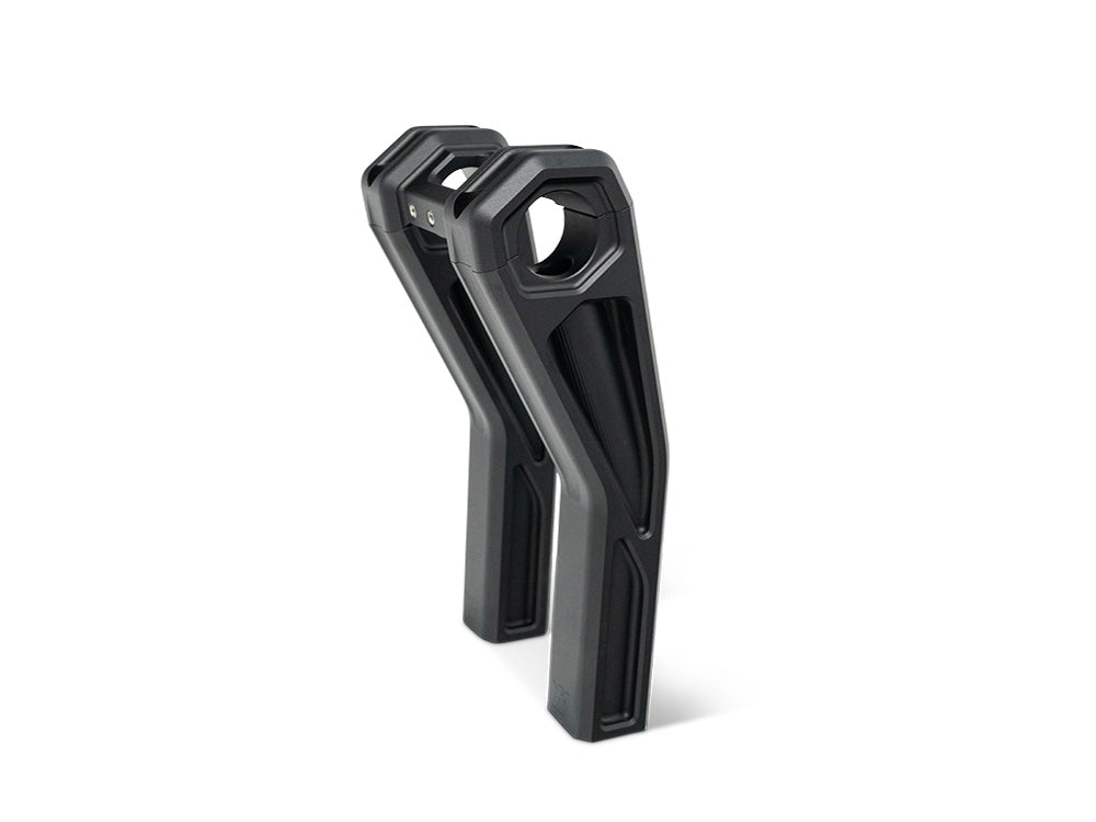 8in. Pullback Accent Pro Riser Kit – Black. Fits 1.25in. Handlebar.