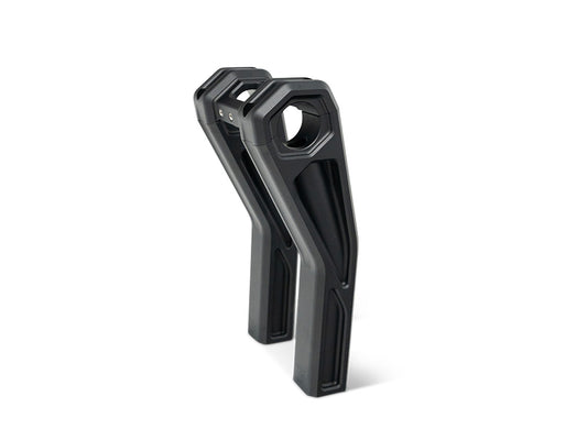 8in. Pullback Accent Pro Riser Kit – Black. Fits 1.25in. Handlebar.