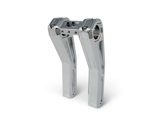 8in. Pullback Accent Pro Riser Kit – Chrome. Fits 1.25in. Handlebar.