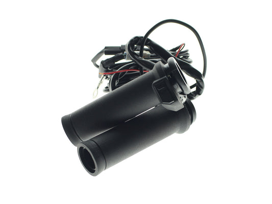 Heated Apollo-X Handgrips – Black. Fits Big Twin 2008-2024 with Throttle-by-Wire