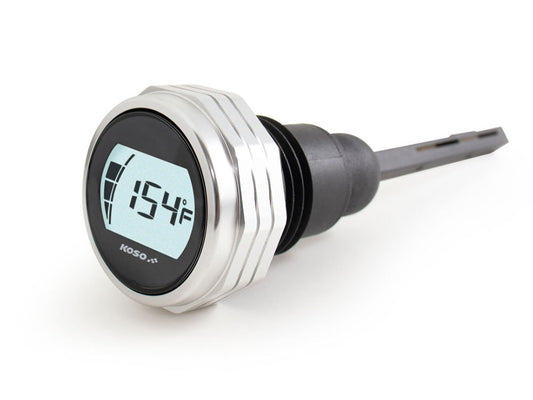 Oil Temperature & Level Dipstick – Silver. Fits Touring 2007-2016.
