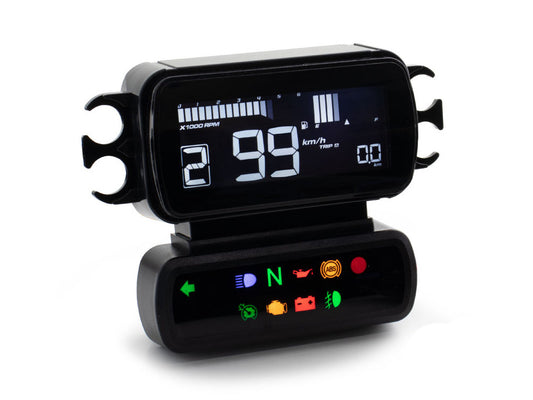 Speedometer/Tachometer – Black. Fits Softail Street Bob, Breakout, Low Rider ST and Standard 2018up.